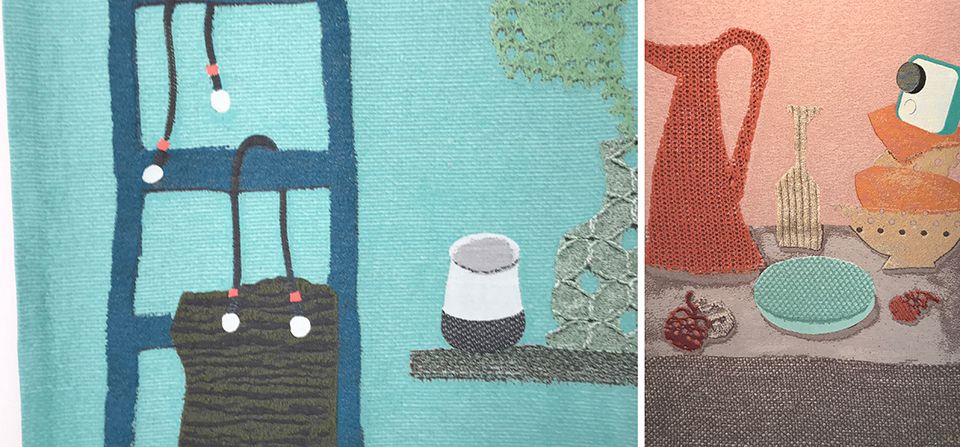 Google Softwear, collaboration with Li Edelkoort. Tapestries by Kiki & Joost.