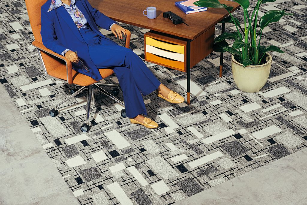 Newstalgia carpet tile from Interface