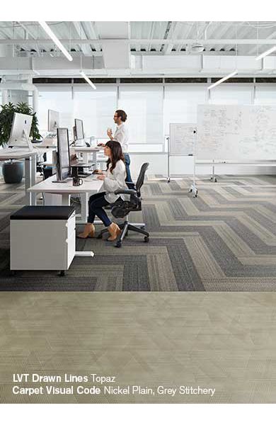 LVT meet carpet  Interface China Professional manufacturers of