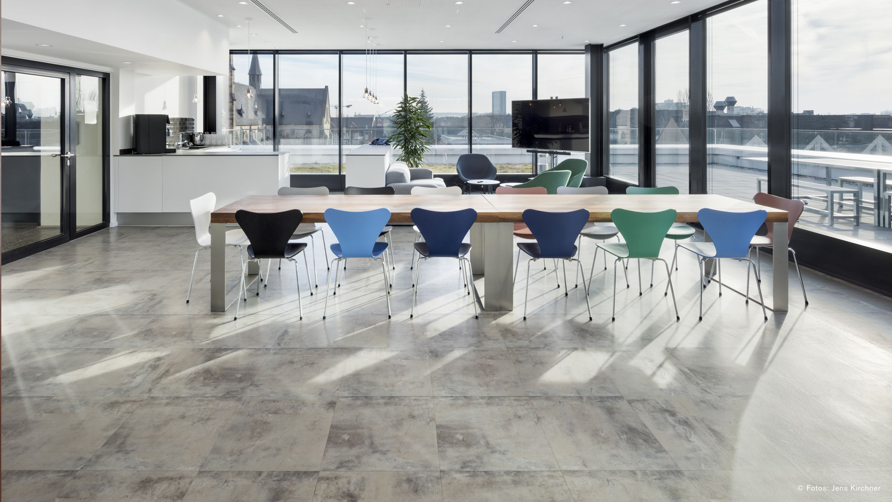 Modulare Textile Elastische Bodenbelage Interface