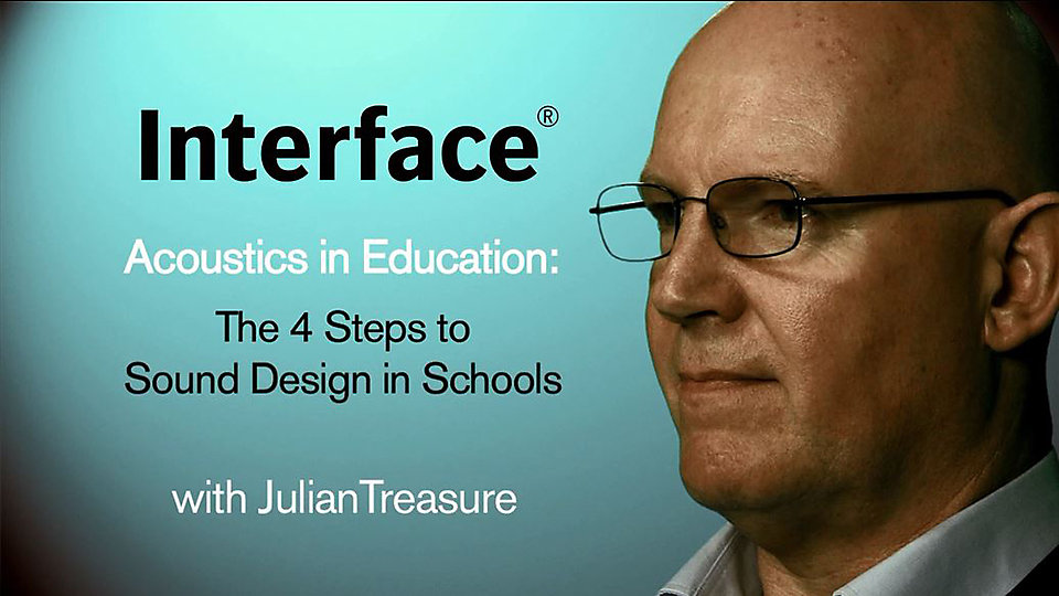 Julian Treasure outlines the four steps designers can take to improve acoustics in classrooms. - 